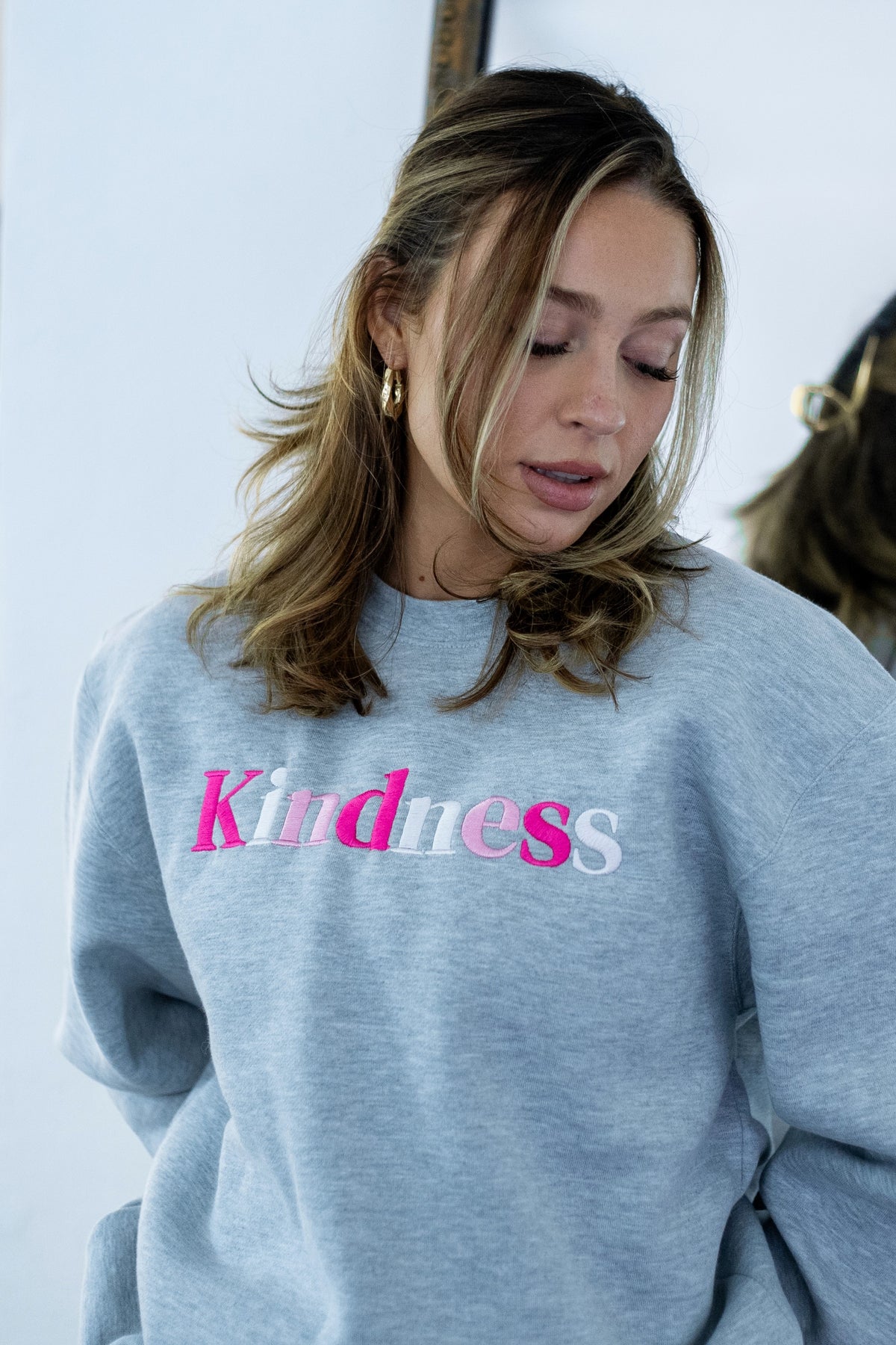 Kindness Crewneck | Grey Heather
