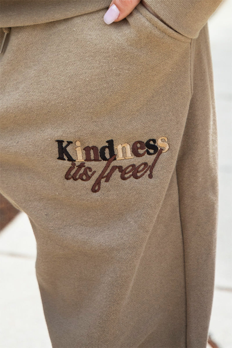 Kindness Sweatpants | Sandstone