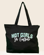 Hot Girls Go Outside 25L Tote | Black